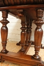 Henri II style Desk table in Walnut, France 19th century