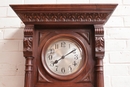 Henri II style Grandfather clock in Walnut, France 19th century