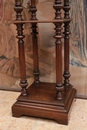 Henri II style Pedestal flower stand in Walnut, France 19th century