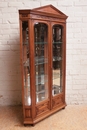 Henri II style Display cabinet in Walnut, France 19th century