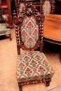 Hunt style Table & chairs in Oak, France 19th century