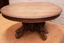 Hunt style Table in Oak, France 19th century