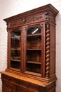 Hunt style Cabinet/bookcase in Oak, France 19th century