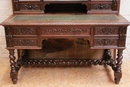 Hunt style Desk in Oak, France 19th century