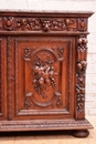 Hunt style Cabinet in Oak, France 19th century