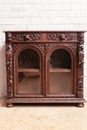 Hunt style Display cabinet in Oak, France 19th century