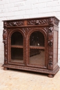 Hunt style Display cabinet in Oak, France 19th century