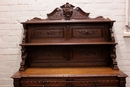 Hunt style Cabinet in Oak, France 19th century