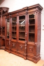 Renaissance style Bookcase in Oak, France 19th century