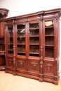 Renaissance style Bookcase in Oak, France 19th century