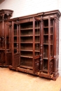 Renaissance style Bookcase in Oak, France 19th century