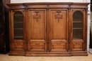 Renaissance style Bookcase in Walnut, France 19th century