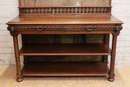 Henri II style Server in Walnut, France 19th century