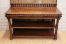 Henri II style Server in Walnut, France 19th century