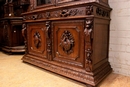 Hunt style Cabinet in Oak, France 19th century