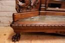 Renaissance style Planter in Walnut, italie 19th century