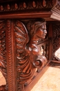 Renaissance style Desk table in Walnut, France 19th century