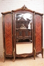 Louis XV style Armoire in rosewood and bronze, France 19th century