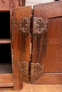 Louis XIV style Cabinet deux corps in Oak, France 18th century