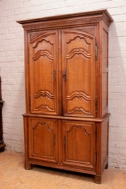 Louis XIV Deux corps in oak 18th century