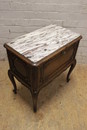 Louis XV style Bar server cabinet in Oak, France 1900