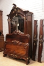 Louis XV style Bedroom in rosewood and bronze, France 19th century