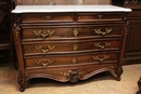 Louis XV style Bedroom in rosewood and bronze, France 19th century