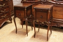 Louis XV style Bedroom in rosewood and bronze, France 19th century