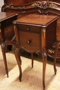 Louis XV style Bedroom in rosewood and bronze, France 19th century