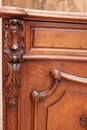 Louis XV style Corner cabinet in Walnut, France 19th century