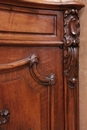 Louis XV style Corner cabinet in Walnut, France 19th century