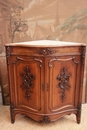 Louis XV style Corner cabinet in Walnut, France 19th century