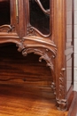 Louis XV style Cabinet in mahogany, France 19th century