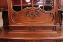 Louis XV style Cabinet in Walnut, France 19th century