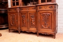 Louis XV style Cabinet in Walnut, France 1920