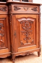 Louis XV style Cabinet in Walnut, France 1920