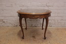 Louis XV style Coffee table in Oak, Belgium 1900