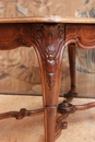 Louis XV style Desk table in Walnut, France 19th century