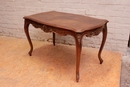 Louis XV style Desk table in Walnut, France 19th century