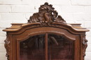 Louis XV style Display cabinet in Oak, France 19th century