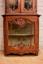 Louis XV style Display cabinet in Walnut, France 19th century