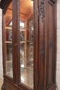 Louis XV style Display cabinet in Walnut, France 19th century