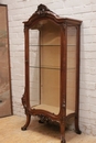 Louis XV style Display cabinet in Walnut, France 19th century