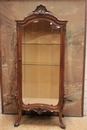 Louis XV style Display cabinet in Walnut, France 19th century