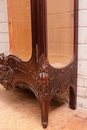 Louis XV style Display cabinet in Walnut, France 1900