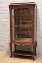 Louis XV style Display cabinet in Walnut, France 19th century