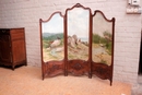 Louis XV style Folding screen in Walnut, France 19th century