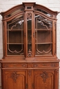 Louis XV style Cabinet in Oak, Belgium 19th century