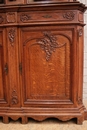 Louis XV style Cabinet in Oak, Belgium 19th century