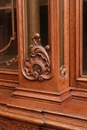 Louis XV style Cabinet in Oak, Belgium 19th century